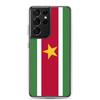 Coque Téléphone - Samsung - Galaxy S20 Plus - Drapeau Suriname - Souple - Multicolore