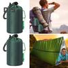 1/2Pcs Emergency Sleeping Bag with Survival Whistle Waterproof Portable Thermal Blanket Lightweight Outdoor Camping Backpacking Hiking Adults Bivvy