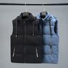 New Trendy Casual Down Cotton Vest Men's Slim-fit Vest Autumn and Winter Thickened Warm Jacket Vest