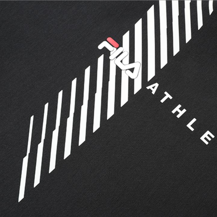 Fila Athletics Pullover Sweatshirt Men Sweatshirts Deep-Black A11M211210F-BK