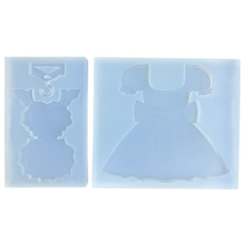 Easy To Clean Ornament Silicone Mold Unique Maid Accessory Crafting Silicone Mold Stylish Party Decors Making Moulds