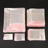 100pcs Transparent Self Adhesive Sealed Opp Plastic Pouch Sachet Gift Bag