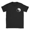 Vintage Yin Yang Bagua Formation T-Shirts Men Crew Neck Pure Cotton T Shirt  Short Sleeve Tees Party Clothing