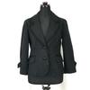 USED/franco Ferraro Made In Japan Formal Tailored Blazer Women M 2 Black Elegant