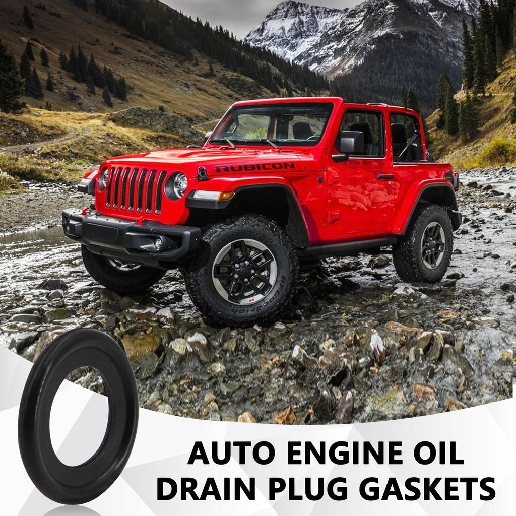 10x Auto Engine Oil Drain Plug Gaskets For Ford Mazda Volvo Jaguar Landrover Oil Pan Screw Washer Rubber Washer Gasket