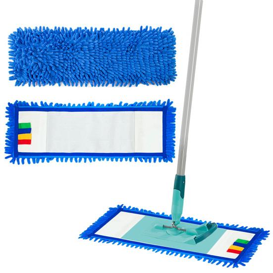 Microfiber Mop Cloth Versatile Cleaning Pads Home Office Wet Dry Mopping High Absorbency Dirt Removal Mop Rag