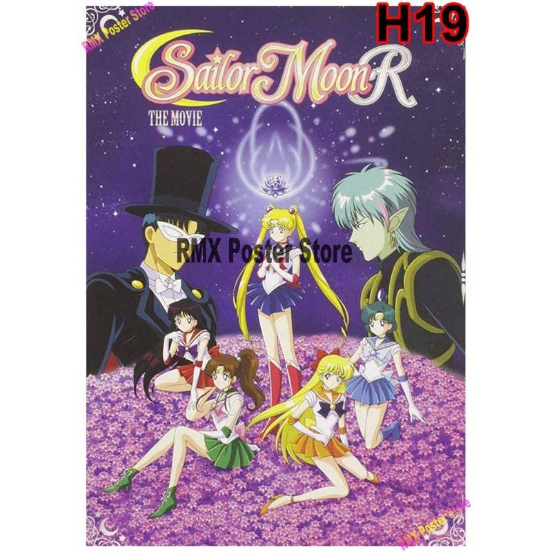 Classic Anime Sailor Moon Poster White Coated Paper Cartoon  Girl Poster Wall Stickers Home Room Bar Decoration Art Painting