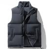 Down Cotton Vest Autumn Winter Men's Plus Size Stand Collar Sleeveless Warm Vest New Style Waistcoat Jacket