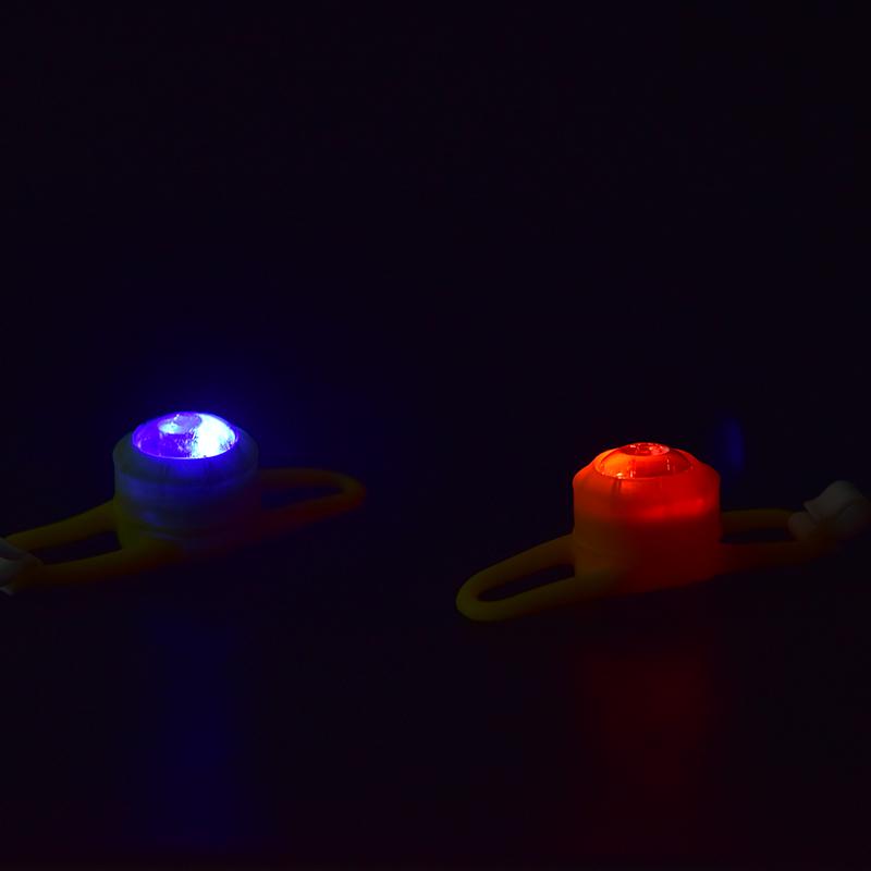 Colorful Bicycle Small Yellow Led Ring Lights Bicycle Bell Road Bike Accessories