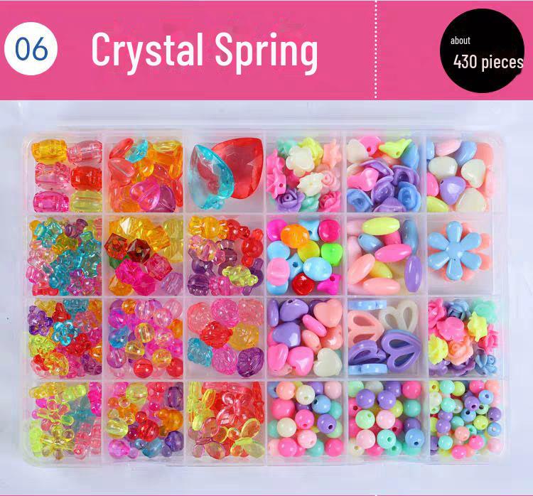 Children's DIY Beaded Bracelet Kit - Educational Handmade Craft for Girls