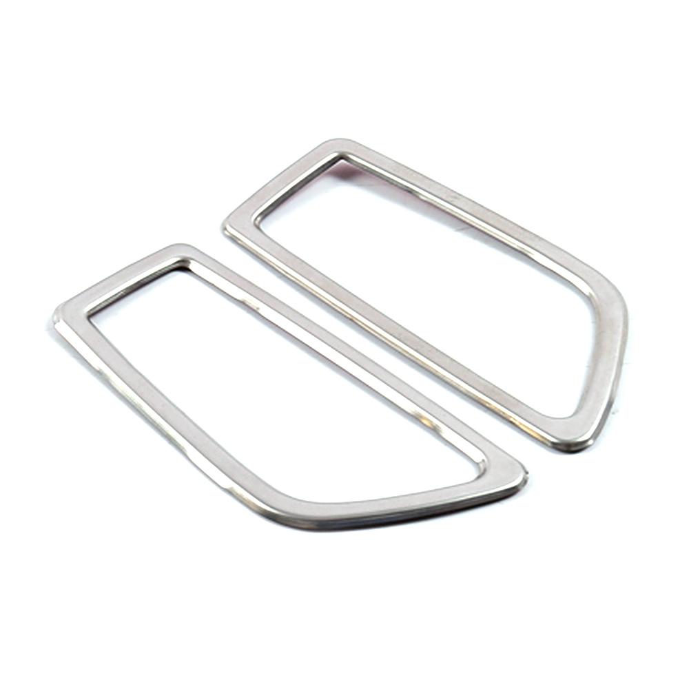For Renault Koleos 2017- Dashboard Air Conditioning AC Outlet Vent Frame Cover Trim Stainless Steel For Samsung