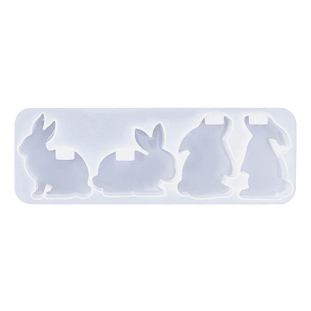 Mold for Handmade Crafts and Gifts Fun Animal Keychains Silicone Mold Effective Mold for Crafting Keyrings Ornament