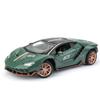 1/24 Scale LP770 Sports Racing Metal Model Diecast Car, Pull Back Vehicles with Light and Sound Toy Cars for Kids Age 3 Year and Up