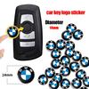 5Pcs 11/14mm Car Remote Key Stickers Badge Emblem Car Accessories For Performance X3 X1 X2 X4 X5 X6 E30 E34 E53 E61 E62 E93 G20