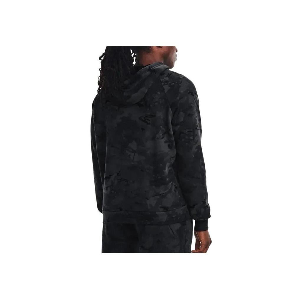 Under Armour Project Rock Veteran Day Fashion Comfortable Versatile Hoodie Men Hoodies Black 1367097-001