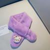 Thick Children Scarf Soft Cold-Proof Collar High Quality Bear Cross Scarf  Autumn Winter