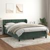 VidaXL Divan Bed and Mattress Dark Green 140x200cm Velvet 3127676