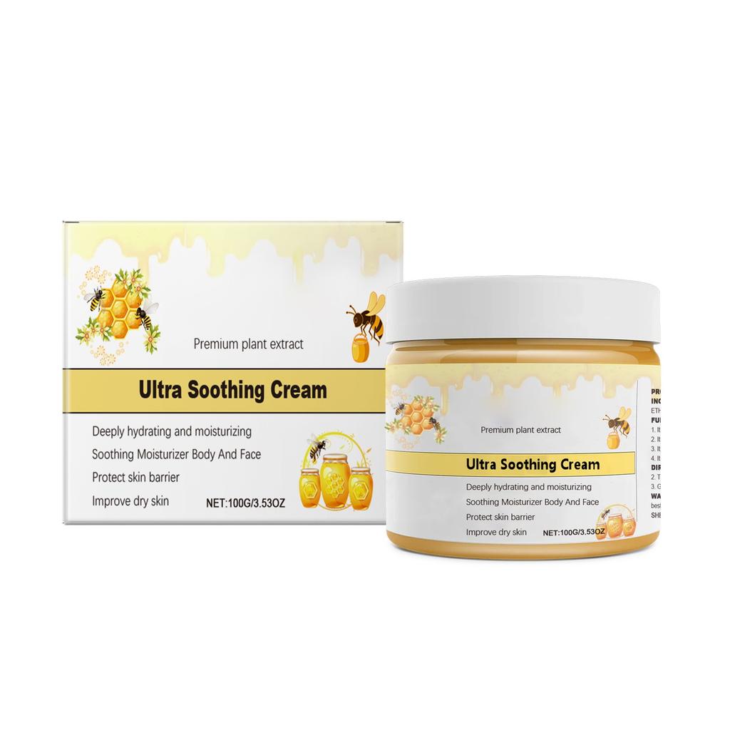 Honey Soothing Cream Moisturizing And Soothing Skin Gentle And Smooth Care Honey Soothing Cream