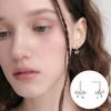 [Rosemont] Silver Ribbon Earrings Ra24C40K