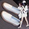 Outdoor Women Flats Genuine Leather Jogging Sneakers Female Slip On Breathable Loafer Walking Shoes Soft Maternity Nurser Shoes