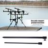 1pc Fishing Bank Stick Carp Fishing Bite Alarm Extension Rod Bankstick Adjustable Black Aluminium Rod Pod Support Fishing Tackle