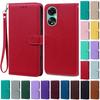 For OPPO A78 4G Case Leather Flip Wallet Case For OPPO A78 CPH2565 Phone Case For OPPO A78 5G CPH2483 CPH2495 Cover Fundas