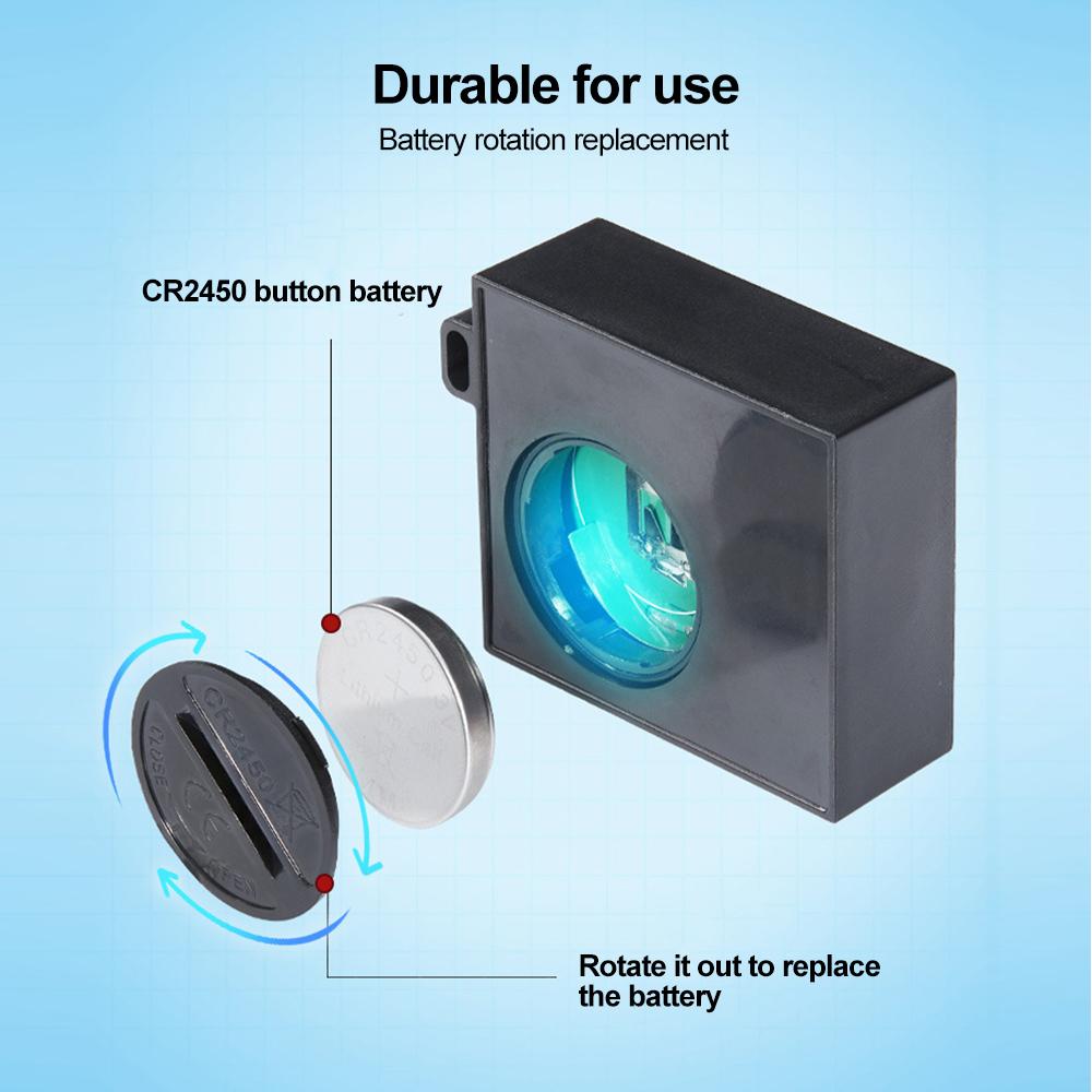 Kebidumei Tachometer Hour Meter Digital Display for Chainsaw Lawnmover Motorcycle Digital Board Hour Counter Battery Replaceable