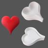 Silicone Handmade Heart 3D Cake Mold Baking Cake Mold Chocolate Mousse Mold Cake Decoration Baking Small Tools Accessories