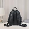 Large Capacity Men's and Women's Bags Trendy Rivet Backpacks Soft Leather Casual Skull Head Commuting Backpacks