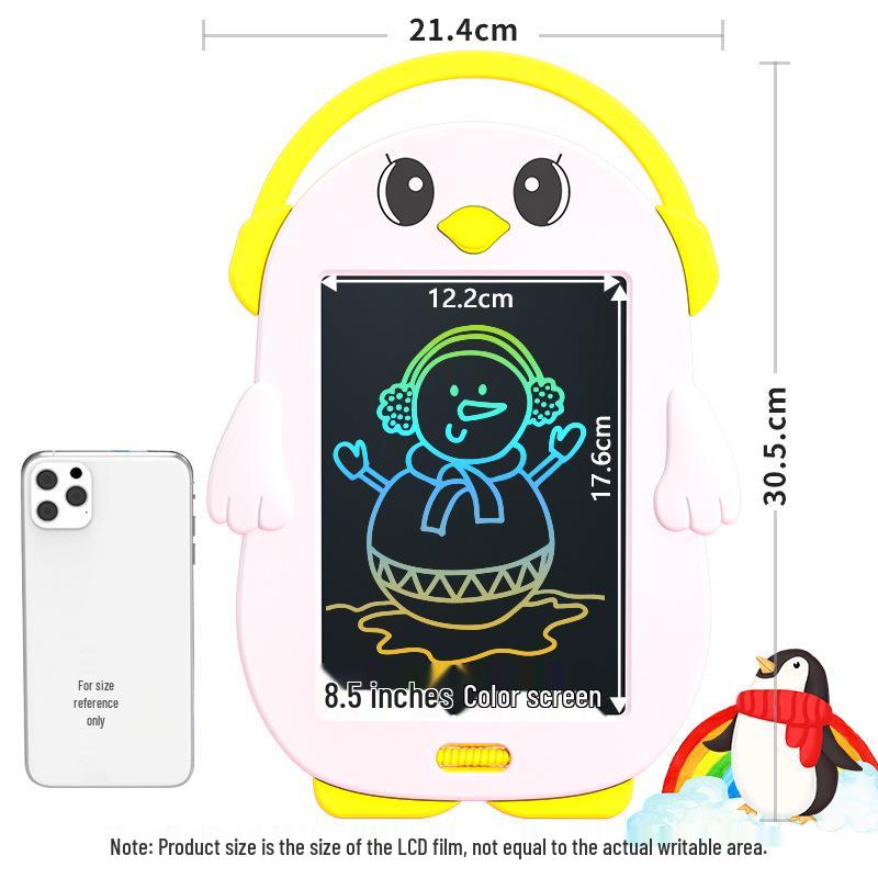 8.5" Cartoon LCD Writing Tablet - Children's Drawing & Doodle Board