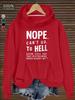 NOPE Hell Women's Hoodies