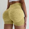 Women's Seamless Tight Fitting High Waisted Casual Shorts, Sports Yoga Shorts, Fitness Pants