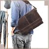Retro Buffalo Hunter Leather Laptop Messenger Bag Office Briefcase Crossbody Travel Bag For Men And Women College Bag Office Laptop Bag