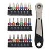 Sankyo Corporation Traditional 19-Piece Ratchet Handle Bit Set TRS-1930