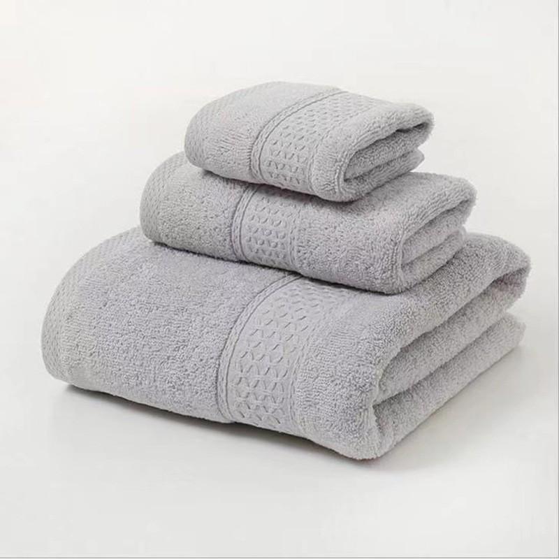 Long-staple Cotton Towel Bath Towel Square Towel Three Pieces Adult Towel Embroidery