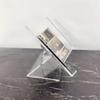 Acrylic Book Holder Open Bookstand Craft Decor Reading Magazines Rack for Study Tabletop