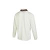 Jordan SS23 Logo Embroidered Long Sleeve Rugby Polo Men Tops Sail DV7655-133