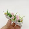 1:12 Scale Miniature Potted Plants Lifelike Artificial Doll Plants Fake Daisy  Children