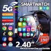 2025 New 4G 5G LTE Android 10.0 Smartwatch 2.4inch Large Amoled Screen Game Smart Watch 2100Mah Battery for Men Women Adult Student