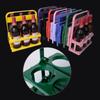 Foldable Beer Rack Portable Beer Rack Basket Durable Folding Beer Holder Beer Bottle Carrier for Picnics and Camping