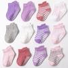 6 Pairs Baby Socks Cute Anti-slip Kids Socks Boys Girl Cotton Sock 0-5Years