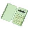 Mini Calculator Flip Cover 8 Digits Big Buttons Large LCD Display Battery Operated Portable Student Finance Desktop Calculator Office Supplies