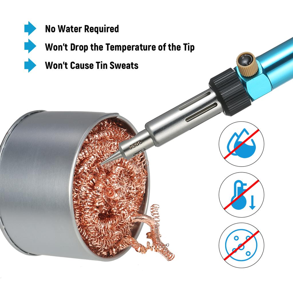 Очиститель паяльного жала из нержавеющей стали Проволочный очиститель жала паяльника Проволока для чистки жала припоя