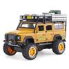1:28 Scale Camel Trophy Defender Alloy Diecast Toys Car Models, Metal Toy Vehicles With Pull Back Function Light and Sound Collections Gifts