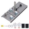 3 Wheel Glass Cutter with Non Slip Base Adjustable Bracket DIY Wine Bottle Cutting Machine Kit