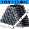 11PCS Fountain Pen Set Replaceable Calligraphy Multifunction Pens For Writing 0.5mm Supply Stationery Office School Supplies
