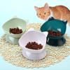 Yousheng Cat Bowl with Detachable Base Anti-spill Ergonomic Design Easy To Clean Anti Pollution Drinking Bowl Neck Protect Cat Food Bowl