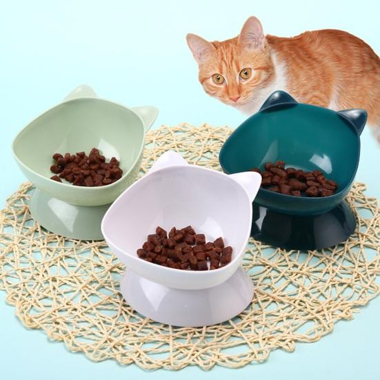 Yousheng Cat Bowl with Detachable Base Anti-spill Ergonomic Design Easy To Clean Anti Pollution Drinking Bowl Neck Protect Cat Food Bowl