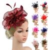 Wedding Royal Ascot Race Headwear Fascinator Hats Feather Flower Headband Cocktail Tea Party