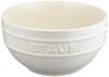 Staub Ivory Ceramic Bowl Microwave Safe Japanese Vintage Colors "Bowl 14cm" [Authorized Product] 40511-861